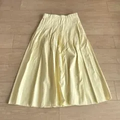イエロー　プリーツスカートのサムネイル