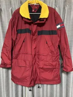 最終値下げトミーヒルフィガー ジャケット XG 特大サイズ　赤　フード付き
