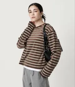 BEAUTY&YOUTH ボーダー長袖Tシャツ