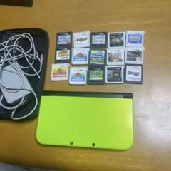 New Nintendo 3DS LL ライムグリーン 充電器付き
