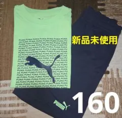 新品未使用　PUMA　プーマ　半袖　Tシャツ　セットアップ　男の子用　160cm