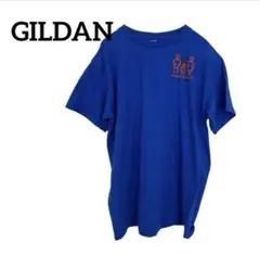 【大特価】GILDAN ギルダン　青 ブルー　プリント Tシャツ 半袖　夏服