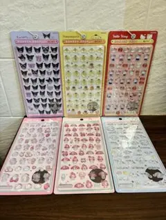 【正規品】サンリオ ボンボンドロップシール ミニ 6種類