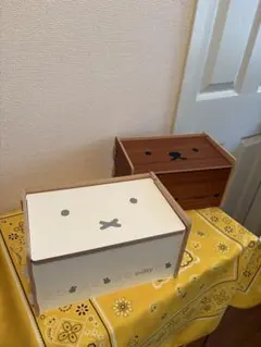 ミッフィー　miffy 小物入れ　木製　２つ