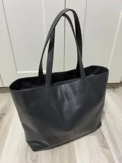 グリーンレーベル ファンクショナル レザー トートバッグ ネイビー