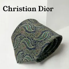 Christian Dior クリスチャンディオール　ペイズリー ネクタイ