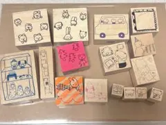 鳥の葉工房 春夏秋冬 リボン枠 端っこリボン 時計 ストライプ ドラマ 