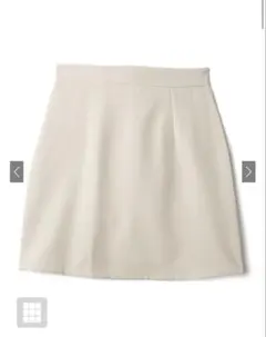 GRL グレイル インパン裏地付き台形ミニスカート［at1753］