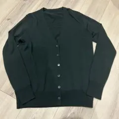 エクストラファインメリノVネックカーディガン（長袖）