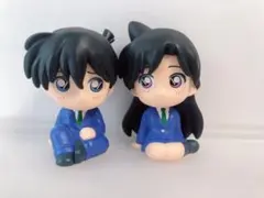 名探偵コナン りらこっと ソフビ 2点セット 工藤新一 毛利蘭
