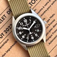 新品 ミリタリーウォッチ アメリカ軍 セイコーVH31ムーブ スウィープ