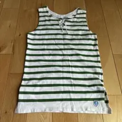 オーシバル ストライプ コットンタンクトップ