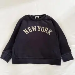 F.O.KIDS長袖トレーナー スウェットNEWYORK ロゴ入り サイズ110