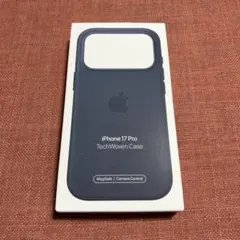純正Apple iPhone 17 Pro テックウーブンケース ブルー