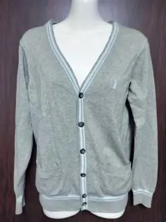 EASTBOY イーストボーイ カーディガン グレー 水色/9号