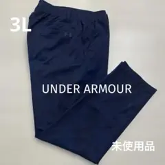 未使用品 アンダーアーマー メンズ ゴルフ パンツ 濃紺柄 サイズ3L