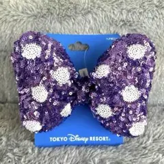 ディズニー ヘアゴム ミニー パープル
