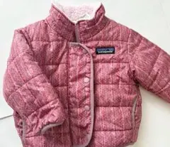 patagonia　ピンク　アウター　6-12M リバーシブル　ダウン
