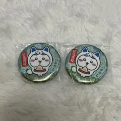 ちいかわもぐもぐ本舗 店舗限定カプセル缶バッジ ハチワレ