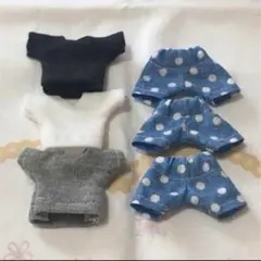 【限定SALE】オビツ11 服 ハンドメイド Tシャツ+ハーフパンツ 6点セット