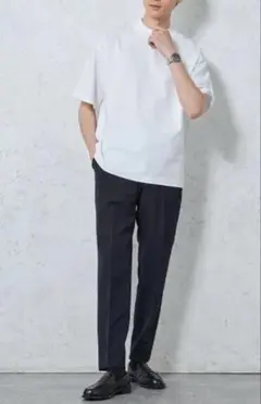 【P.S.FA】TRANS CONTINENTS　モックネック半袖Ｔシャツ