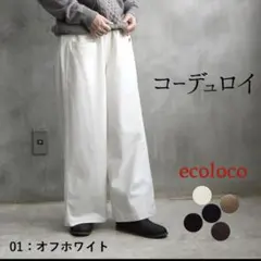 エコロコ ワイドパンツ