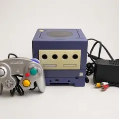 ニンテンドー ゲームキューブ 本体 バイオレット ゲームボーイプレイヤー 動作品