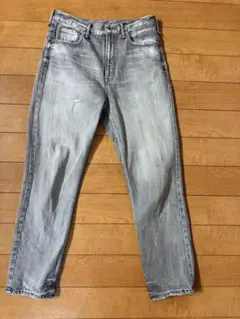 upper hights デニムパンツ グレー　26のサムネイル
