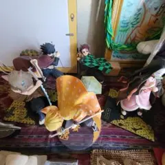 アクションフィギュアセット 煉獄杏寿郎 竈門炭治郎 我妻善逸