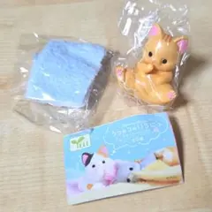 とら うちのコのいちにち タオルケットだいすき 猫フィギュア ガチャ