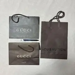 GUCCI・LOUIS VUITTON ショップ袋セット