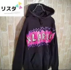 【人気デザイン】エクストララージ M パーカー ビッグロゴ ストリート系