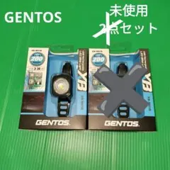 GENTOS ジェントス　サイクルライト　未使用2点セットのサムネイル