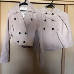 日*9様 tralala リズリサ　トレンチコートセットアップ