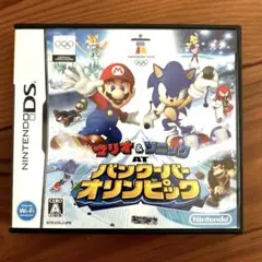 ニンテンドーDS マリオ＆ソニックATバンクーバーオリンピック ソフト