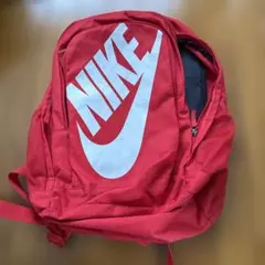 NIKE バックパック レッド ロゴ入り
