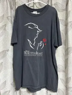 k*y様 90s Disney the Beast 美女と野獣 グラフィック T 90年代 Disney ディズニー Beauty and the BEAST 美女と野獣