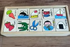 知育玩具 絵合わせ パズル 積み木　国産
