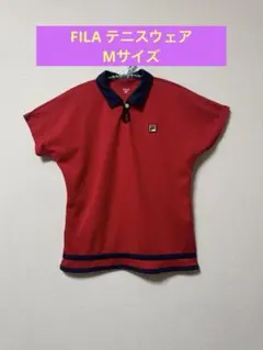 FILA テニスウェア 半袖ポロシャツ レッドのサムネイル