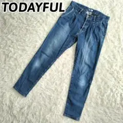良品✨TODAYFUL　トゥデイフル　デニム　ブルー　レディース　M　ストレッチのサムネイル