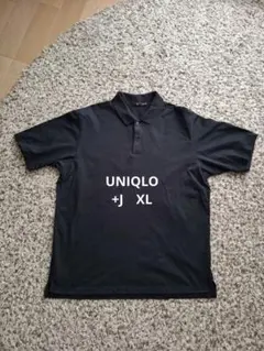 UNIQLO+J　ジルサンダー　ユニクロポロシャツ　ブラック　ポロシャツ　 XL