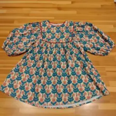 花柄 長袖ワンピース 100センチ