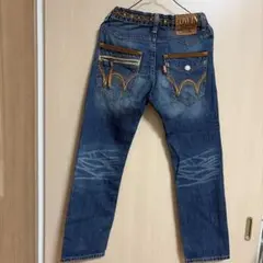 エドウィン EDWIN ジーパン150 ダメージ ウエスタン ブルージーンズ