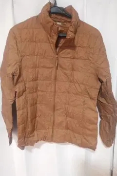 ユニクロ　UNIQLO ウルトラライトダウン　ブラウン　レデイース　L