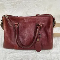 マーガレットハウエル アーカイブ ハンドバッグ ミニボストンバッグ レザー 本革 MARGARET HOWELL - マーガレット ハウエル／MARGARET HOWELL