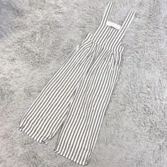 SLY スライ ストライプ サロペット オーバーオール ワイド ゆったり 1