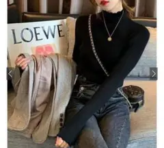 リブニット ニット