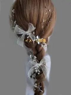 ハンドメイド　ヘアアクセサリー