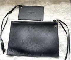 BALENCIAGA 付属品ブラックレザーポーチ&ミラーのサムネイル