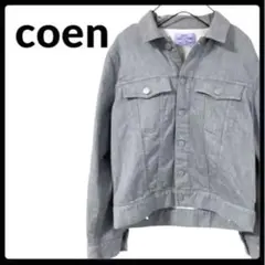 coen コーエン レディース アウター スウェット生地 ジャケット グレー/M